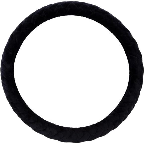 car Steering Wheel Cover Soft Velvet Warm Universal Size 15 inches SUV Truck - Picture 7 of 8
